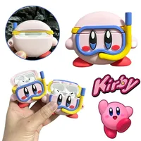 Kirby Cartoon Earphone Case for Airpods 1 2 3 Pro Anime Silicone Protective Shell for Airpods Pro2 Creative Headphone Cover Gift