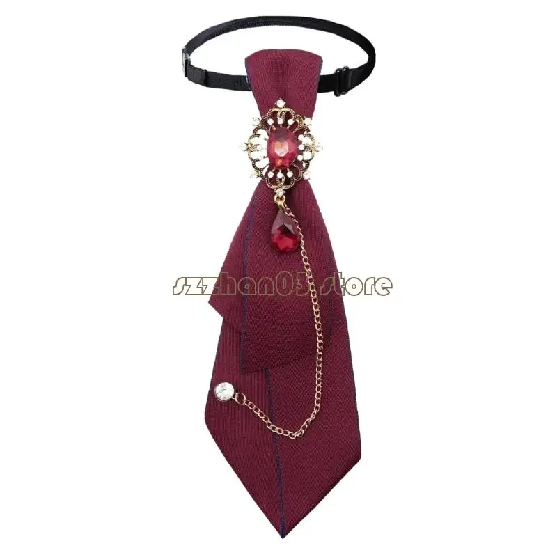 367C Polyester Adjustable Infant Bows Tie Elegance Pre Tied Convenience for Baby Girls Student on Multiple Occasions
