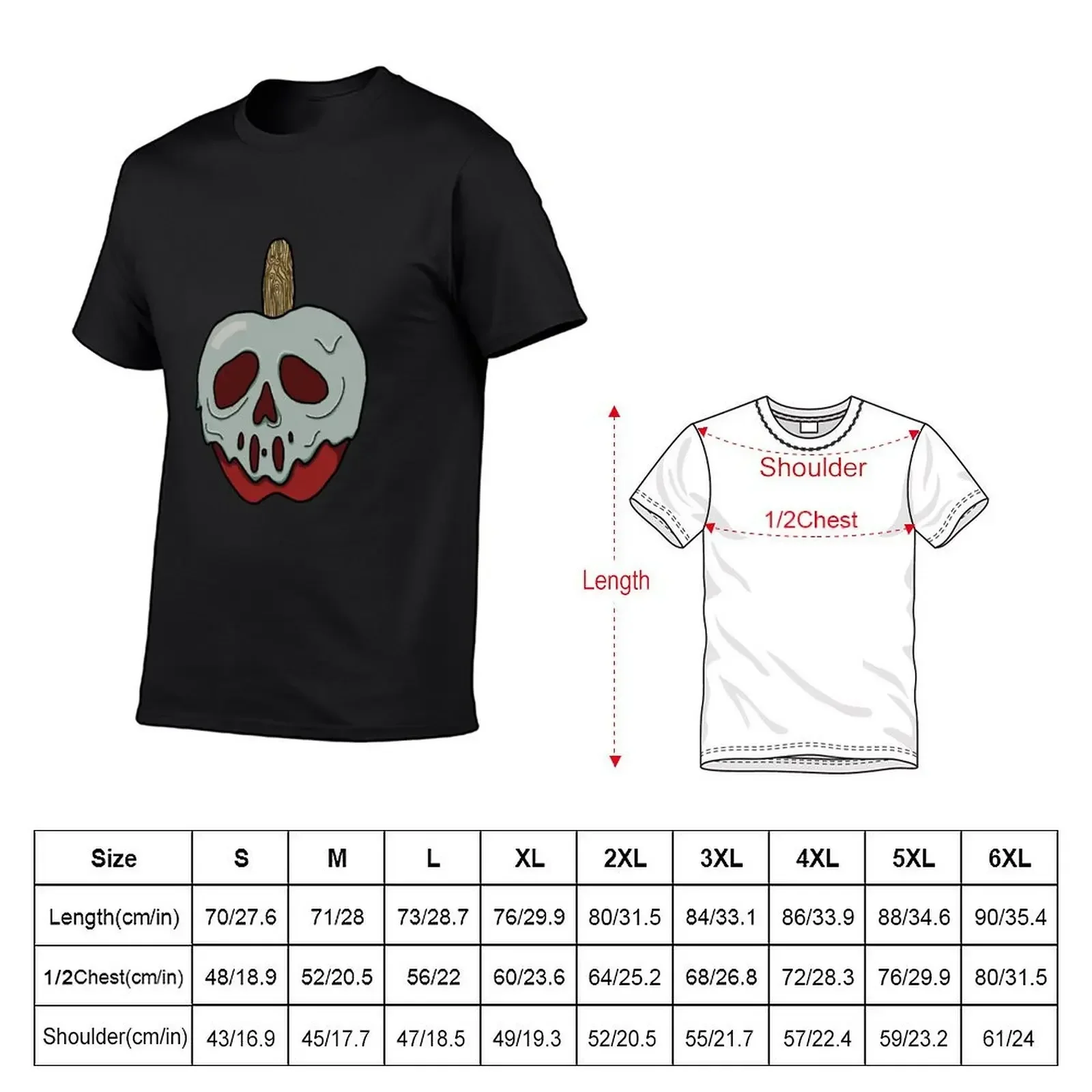 Poison Candied Apple T-Shirt graphic t shirts sweat man clothes oversizeds Men's t shirts