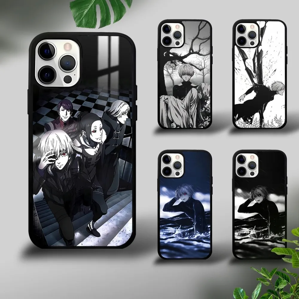 

Kaneki K-KenTokyo Ghoul Phone Case For iPhone 16 15 14 13 12 11 Pro Xs Max Mini Plus Celulares Hard Funda