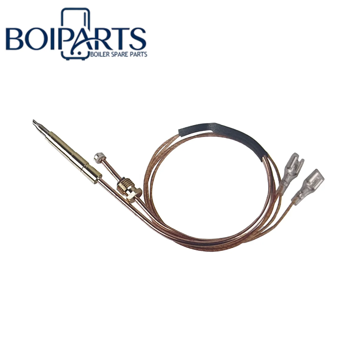 Termopar de control  llama con tubo  cobre y terminal  doble enchufe para calentador  gas, calentador  agua a gas, ree