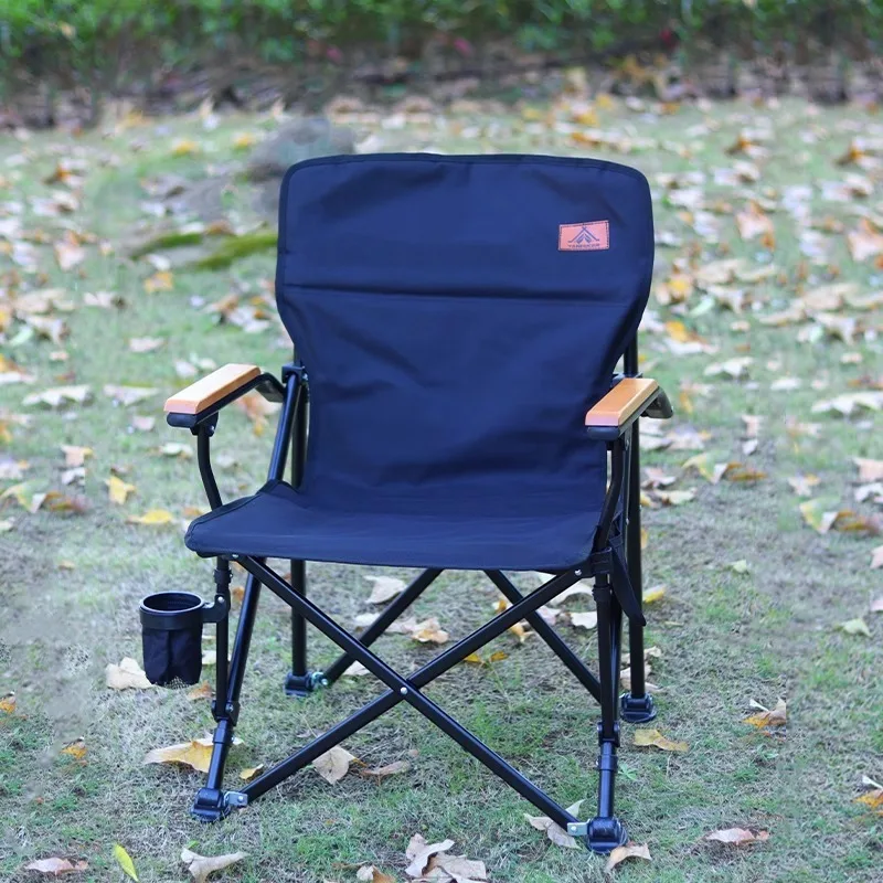 

Портативный складной стул для кемпинга, Оксфордский стул для рыбалки, расслабляющий легкий устойчивый стул с подлокотником, уличная пляжная мебель для кемпинга