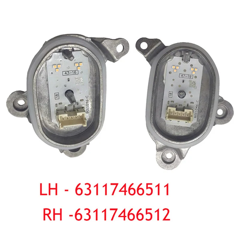 

2Pcs LED Module Daytime Running Lights 63117466511 63117466512 for-BMW 1 Series F52 118I 120I Headlight Control Unit