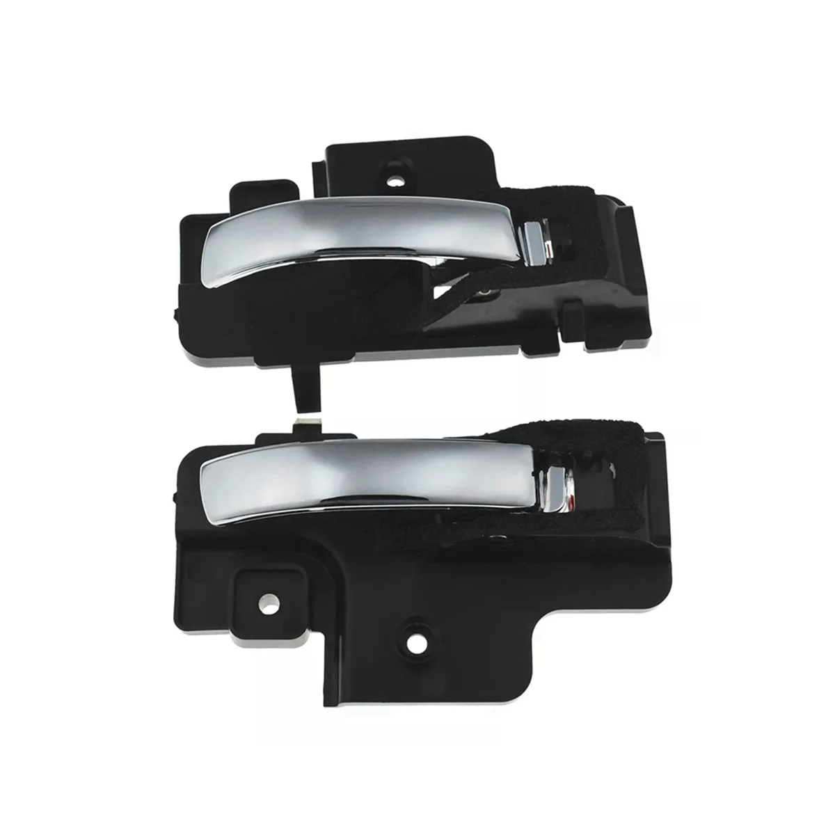 Manija interior de puerta de coche cromada compatible con Jeep Comp Patriot 2007-2010 Dodge Caliber 2007-2012 1DC19SZ0AB 1DC18SZ0AB