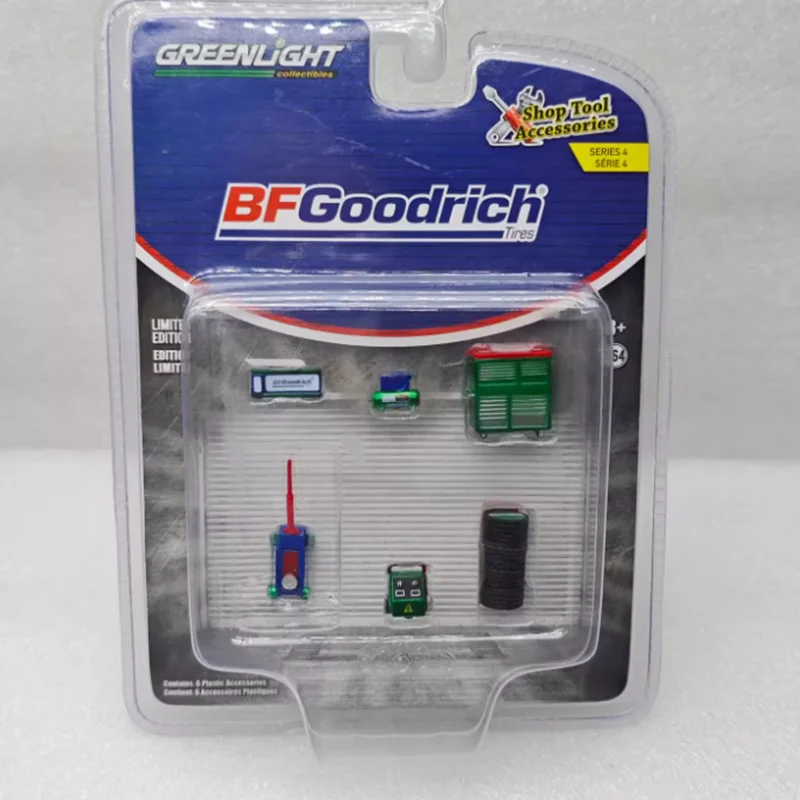 

GreenLight 1:64 Scale Shop Tools Series BFGoodrich Green Machine Alloy Car Model Collection Display Ornament Toy Gift
