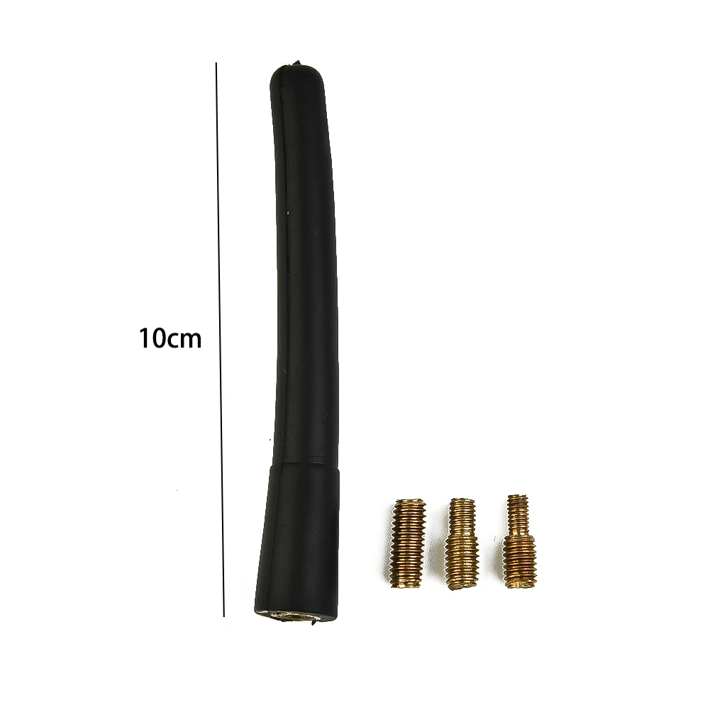 Professional Car Rubber Roof Short Rod Thread M5 M6 Radio Antenna Auto 10cm Adapter New Newest Latest High Quality