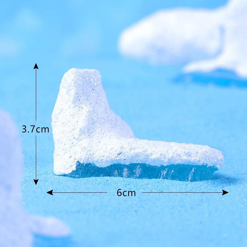 White Polar Bear Seal Walrus Miniature Figurine Resin Craft Animal Model home decor fairy garden Car decoration DIY Accessories