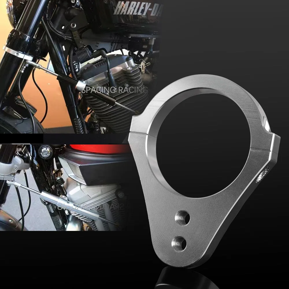 

Кронштейн-фиксатор для демпфера 60 мм, подходит для модификации передней вилки мотоцикла с титановой линейкой для амортизации.