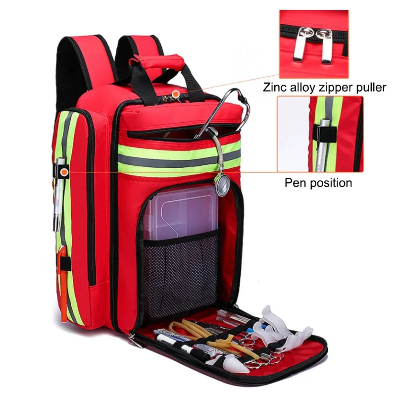 Emergency Rescue Bag Human Anti-Earthquake Disaster Relief Waterproof Outdoor Flood Control Medical Supplies Backpack 3 Colors