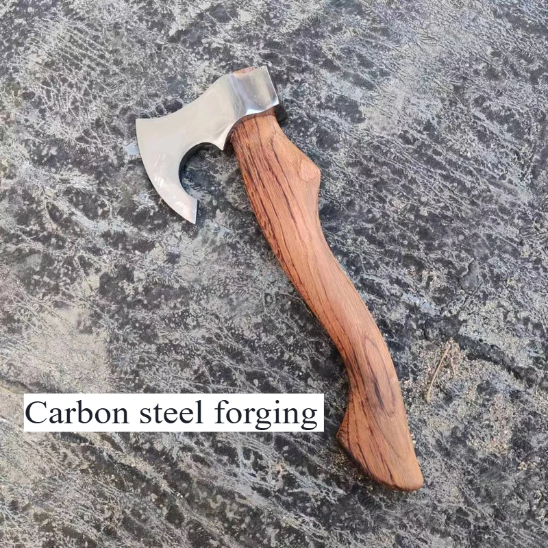 Multifunctional Outdoor Axe Carbon Steel Forging Hand Axe Chopping Wood Survival Axes Firewood Long Handle Hatchet Manual Tools