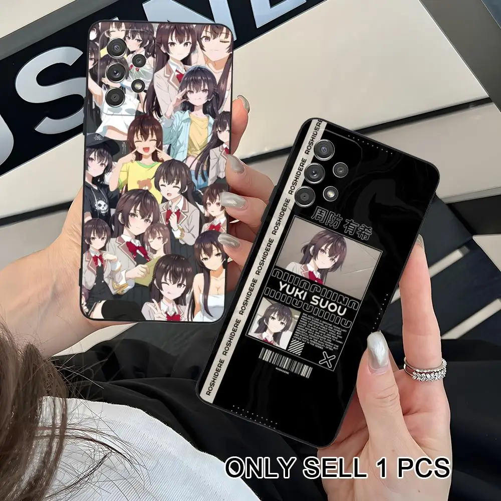 Roshidere Yuki Suou Phone Case for Samsung Galaxy A26 25 24 23 22 21 17 16 15 14 13 12 11 5G Soft TPU Shockproof Cover