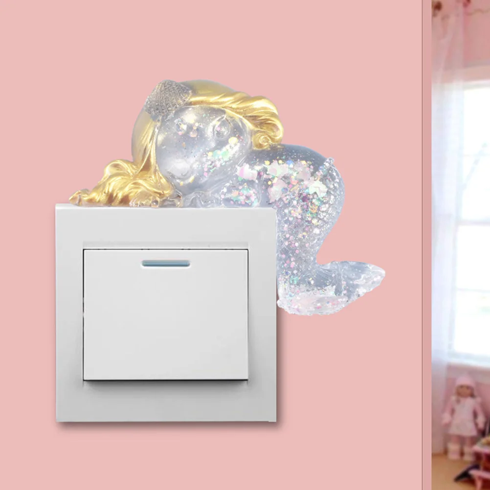 

2Pcs Crystal Mermaid Ornament Molds DIY Silicone Epoxy Casting Moulds for Unique Handicrafts Desktop Decor Kids Crafts Non-Stick