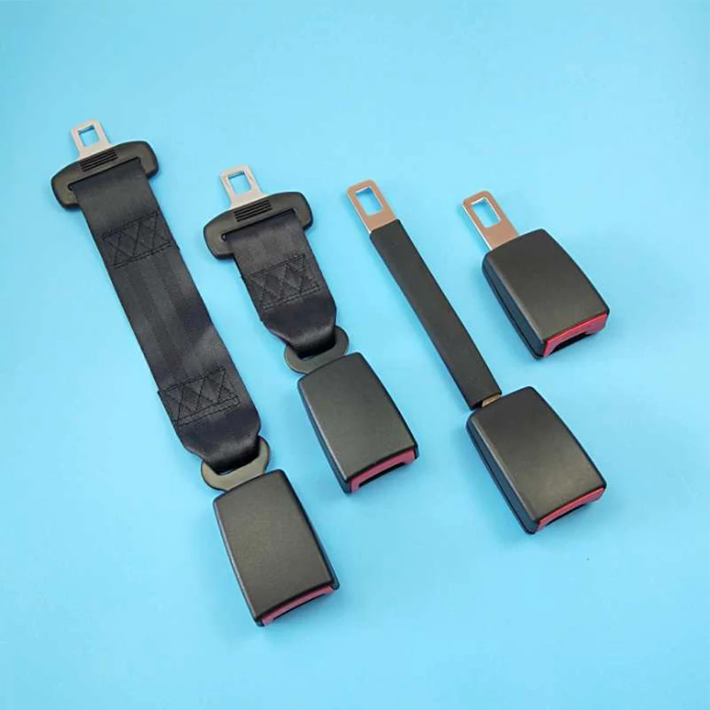 

2Pcs Car Safety Belt Extender Buckle Seat Belt Cover Extension Buckle Plug Buckle