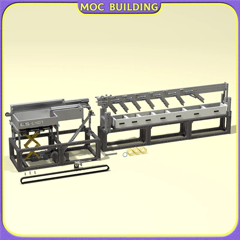 Moc Building Block GBC Akiyukied Liftarm sorter Module Bricks Device Sports DIY Assembly Model Collection Gifts Toys