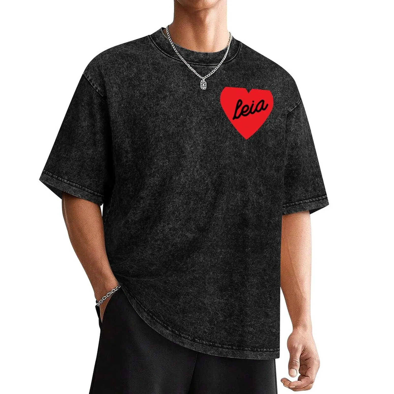 

I LOVE LEIA T-Shirt shirts graphic tees anime figures black t shirts for men