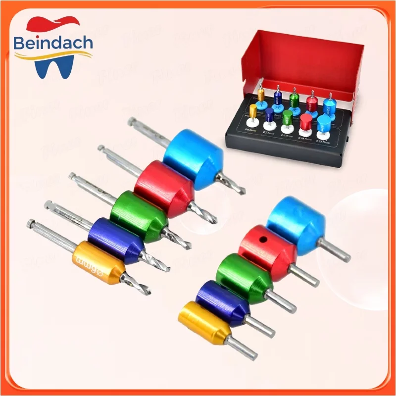 

Dental Implant Guide Drill Positioning Drill Kit Titanium Guided Surgery for Dental Implantation Dentistry Tool 1 Whole Set