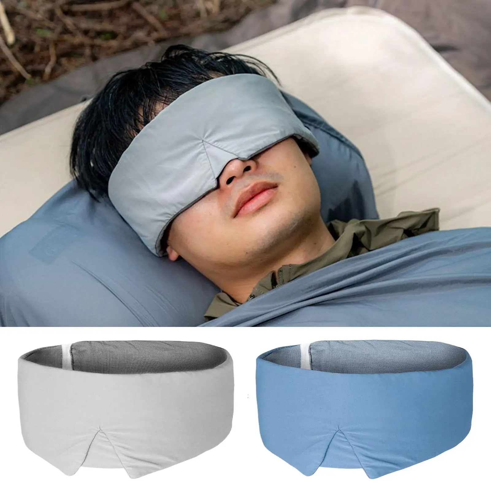 

Adjustable Sleep Eye Mask, Light Blocking Breathable Night Cover with Strap for Home Travel Airplane Yoga Nap Relaxation