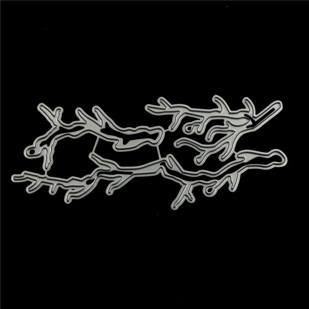 Tree Branch Frame Metal Cutting Dies Stencil Scrapbooking Diy Album Stamp Paper Card Embossing Decor Craft Knife Mould