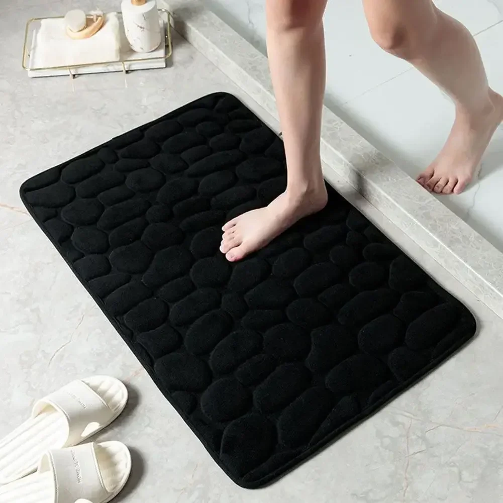 Bathroom Bath Mat Non-slip Absorben Carpets In Wash Basin Bathtub Floor Rug Shower Room Doormat Memory Foam Pad Shower Carpet