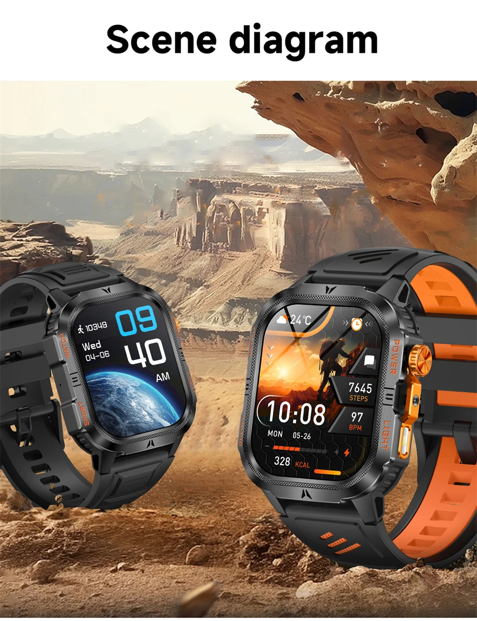Men Smart Watch With Gps And Bluetooth Calling Amoled Display_voghion.com