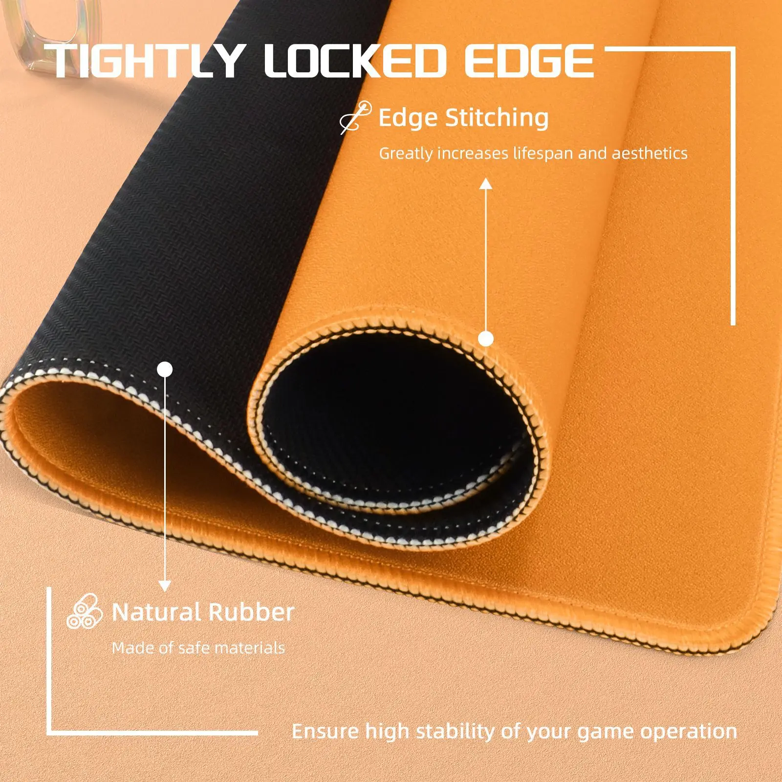 

Attack Shark CM02 Gaming Mouse Pad Waterproof Anti-slip Rubber Base Smooth Sensitive E-Sports Gamer Mouse Pad Special Adjustment