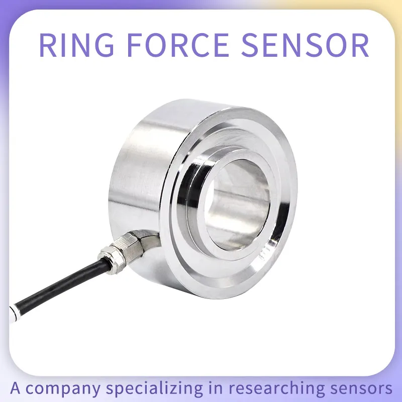 

Ring/Donu Type Load Cell Force Sensor Through Hole Forklift Truck Weight Bolt Pressure Detection Tightness Force Measurement