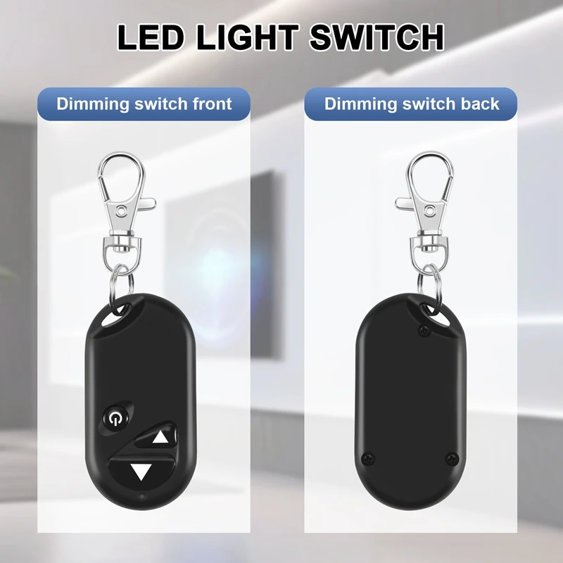 30A Single Channel Led Dimmer Controller With 3 Key Wireless Rf Remote Control For Single Color 5050 3528 Led Striplight