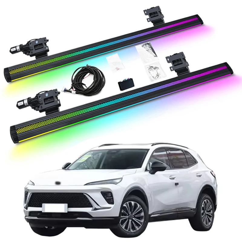 

Светодиодные подсветки с изменяемой цветовой гаммой, электрические выдвижные подножки для Buick ENVISION S 2015-2019, 2020+