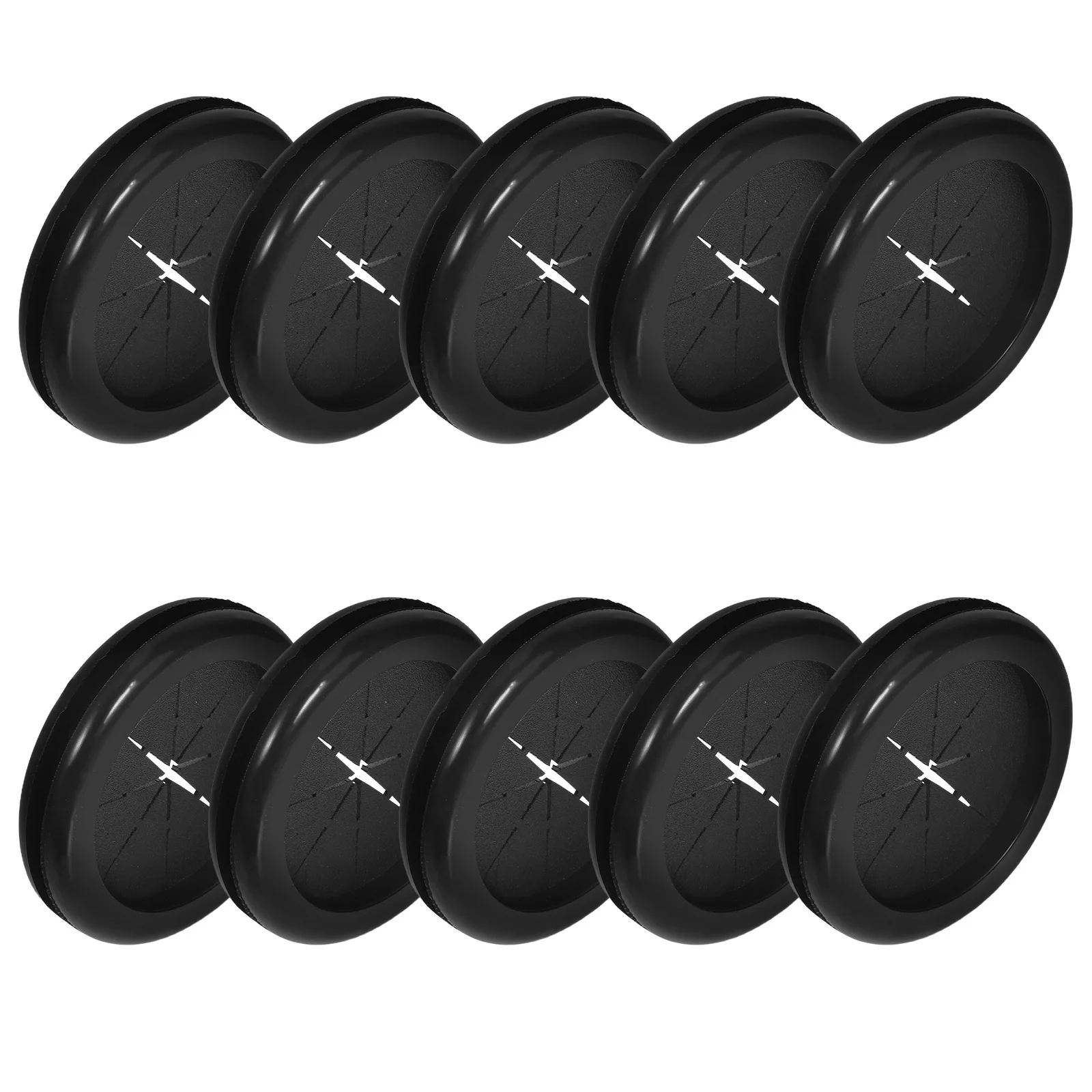 

10Pcs Double Sided Rubber Cable Grommets Flexible Desk Hole Cover Wire Organizer for Desktop Cabinets Tables Office