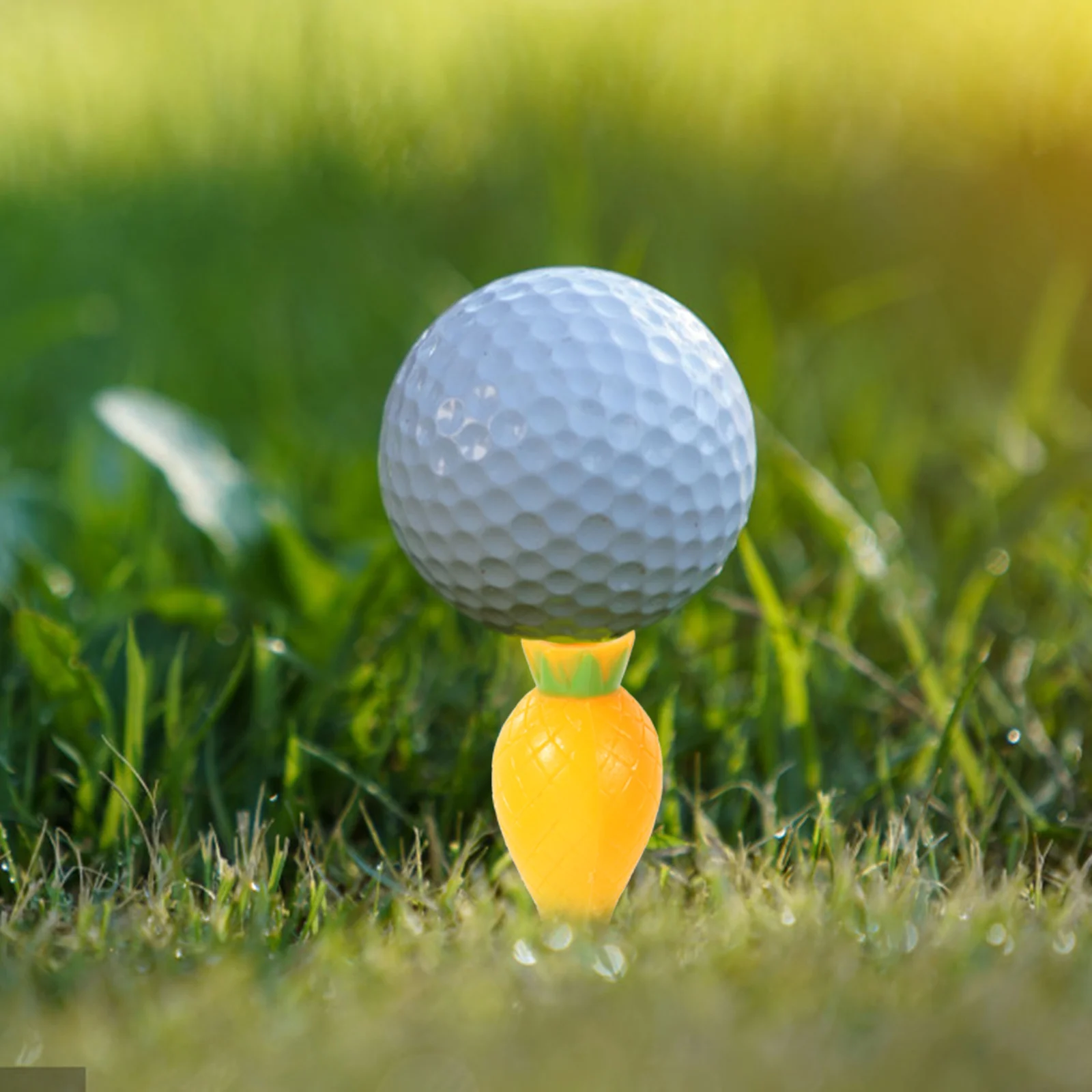 

5Pcs Cartoon Pineapple Design Golf Tees Low Friction Golf Stands for Enhanced Distance and Accuracy Performance