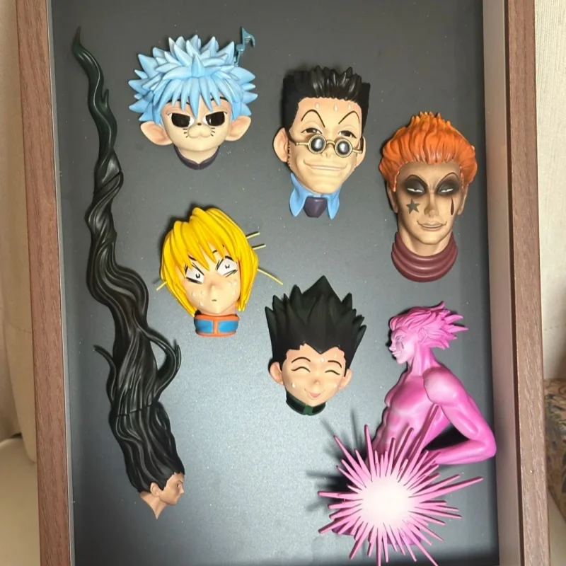 Bandai Hunter X Hunter Mini Action Figure Gon Killua Kurapika Hisoka Collectible Desktop Display Decor For Anime Fans view 3