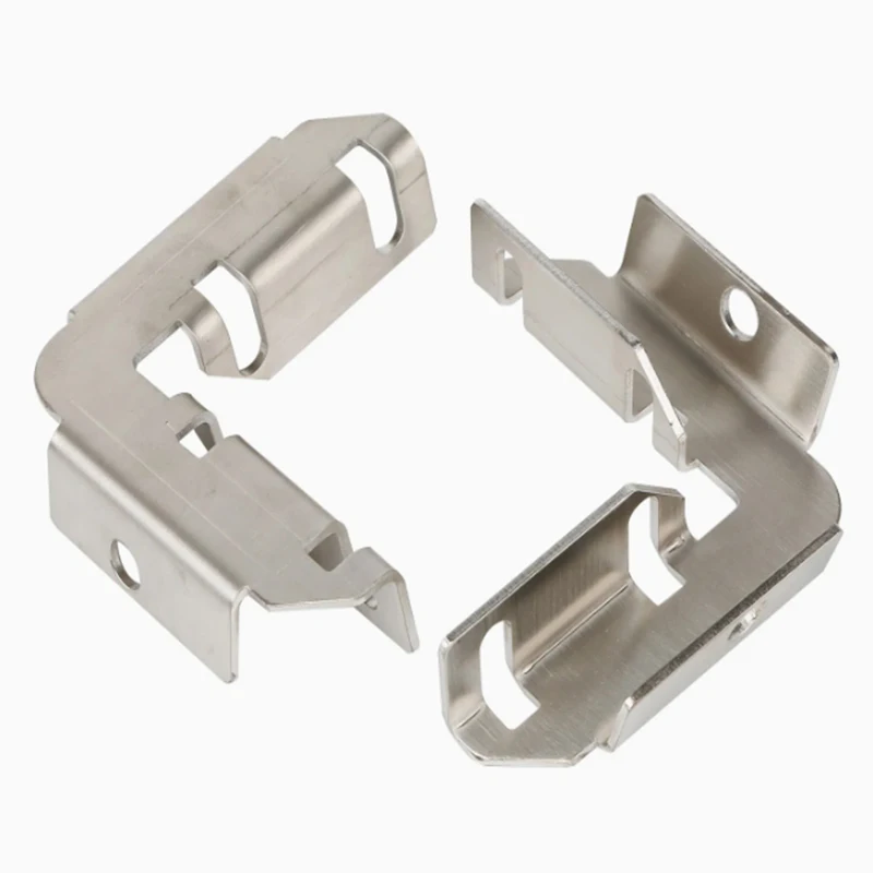 

Stainless steel material, customized CNC machining, precision metal buckle, equipment fixed connection accessories