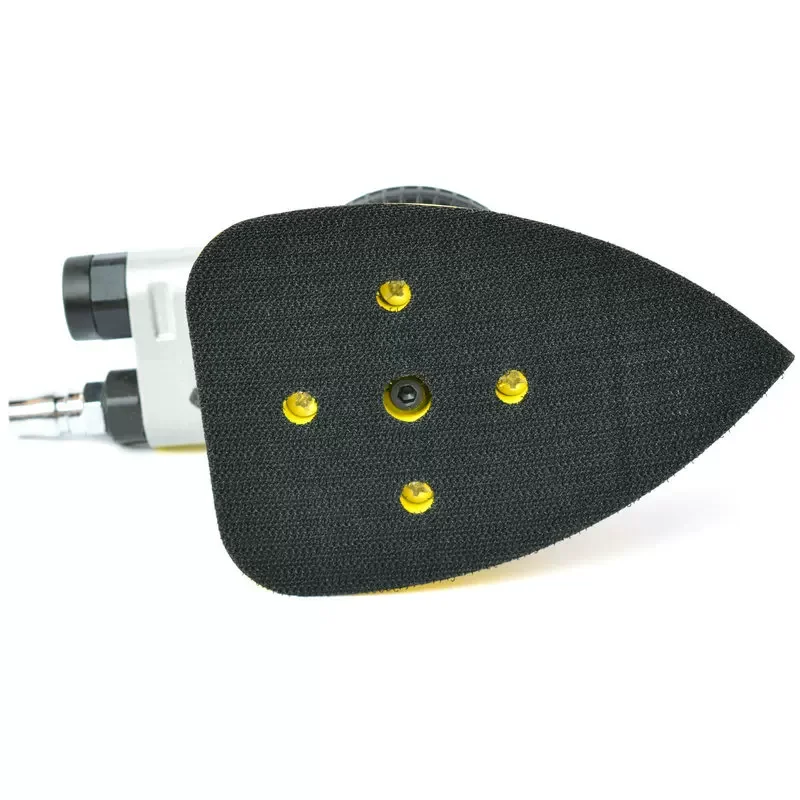 Wave Shield Triangular Pneumatic Sandpaper Machine Peach-Shaped Brushed Polishing Sander Grinding and Polishing Machine Bd-0135