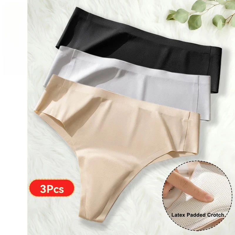 3Pcs Avoid Camel Toe Panties Seamless Thong Panties Camel Toe Concealer Cover Cameltoe Prevention Underwear Anti Cameltoe Briefs