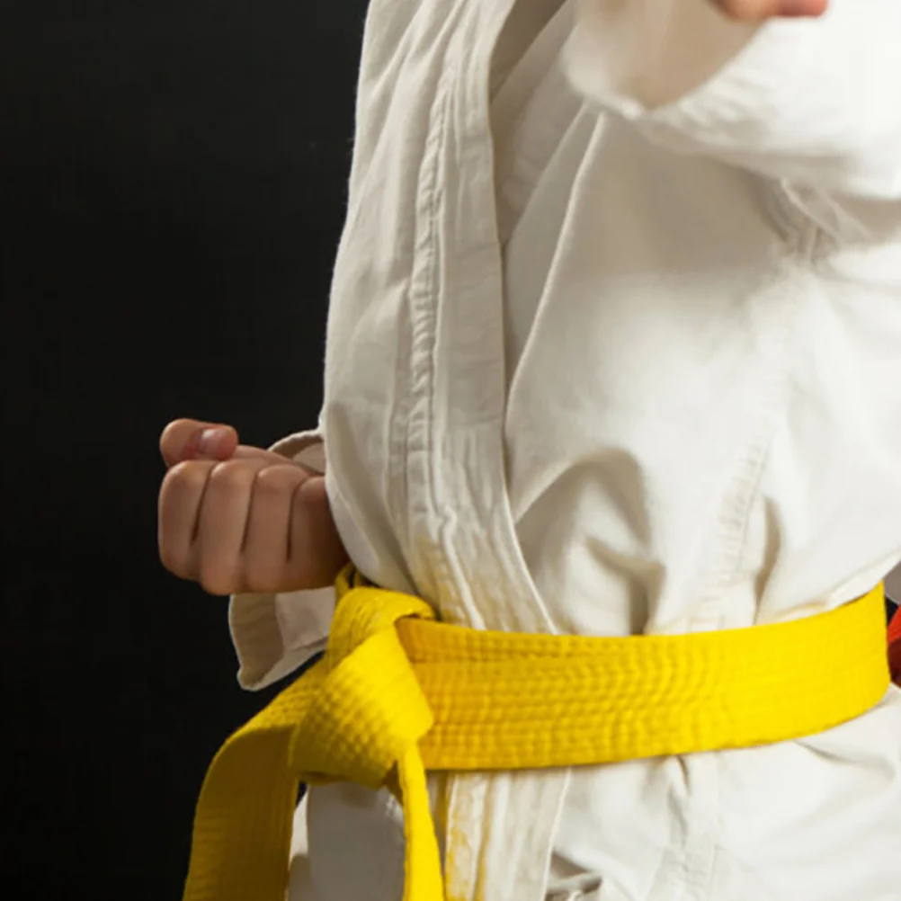 

Comfortable Colored Taekwondo Belt Martial Arts Karate Cotton Waist Band Adjustable Length Durable Stylish Training Performance