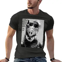 Alf TVショーポスター1986特大Tシャツ原宿男性服100% コットンストリートウェアプラスサイズトップスTシャツ