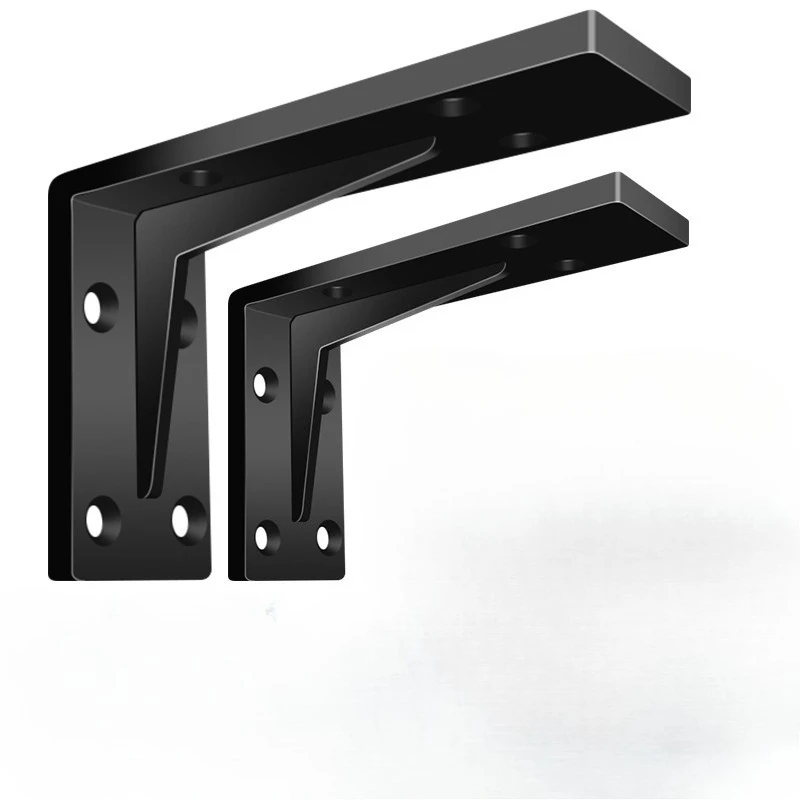 1PCS Thickened Heavy-Duty Triangular Bracket Wall Fixed Layer Plate Bracket Storage Rack Suspended TV Cabinet Hidden Suspended