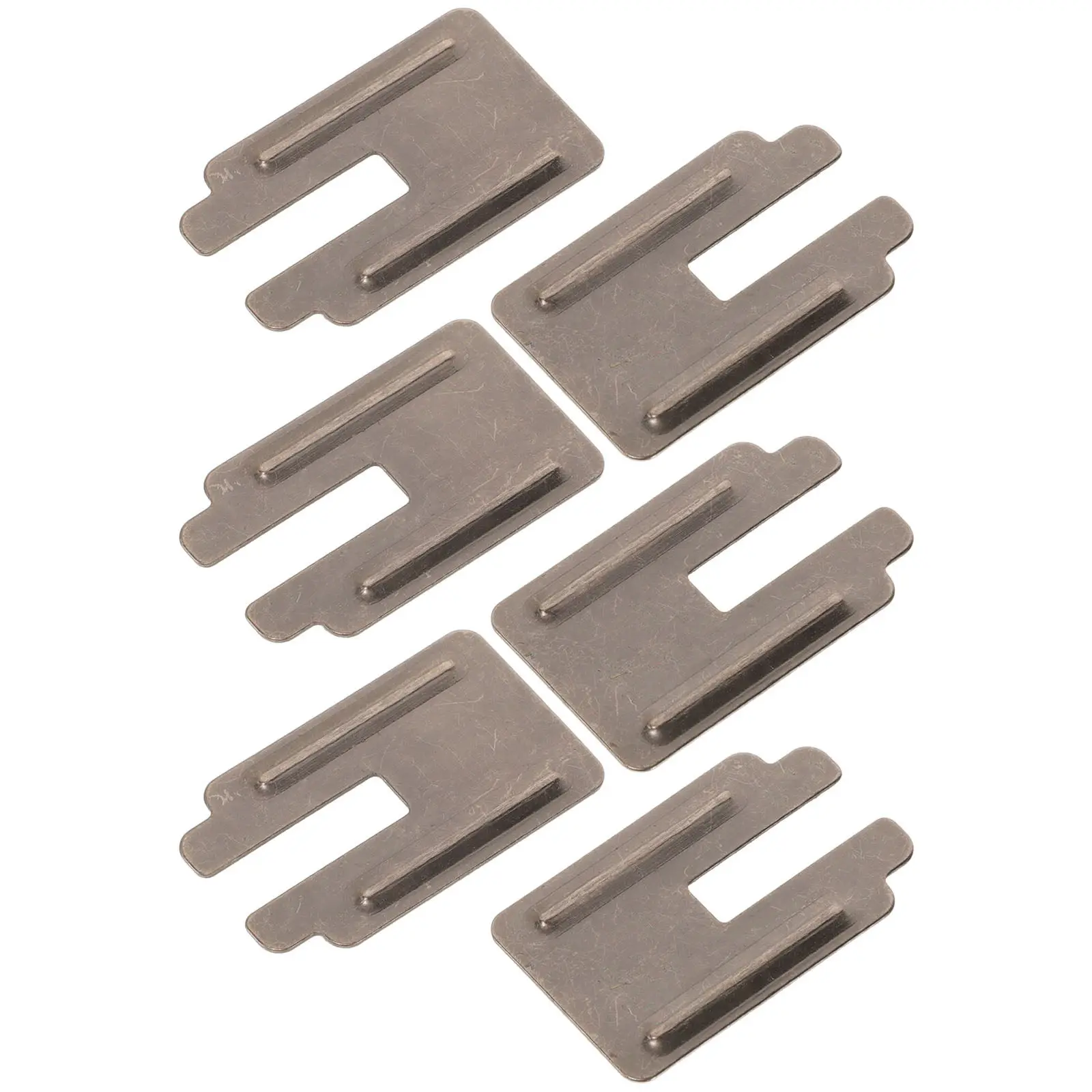 

6Pcs Universal Chin Strap Replacement Accessories Explosionproof Y-Shaped Hook Iron Buckle Work Hard Hat Safety