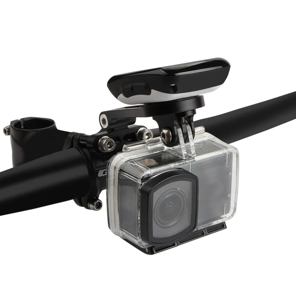 GUB 696 Bicycle Speedometer Holder MTB Bike Handlebar Stopwatch Extension Bracket for Garmin Edge CATEYE Bryton Gopro Bike Compu image 4