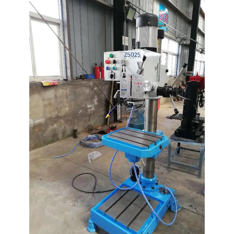 Column Drilling Machine Home Use High-Accuracy 45mm Max Drilling Diameter 220V/380V 130mm Spindle Travel 2.2kW Z5045