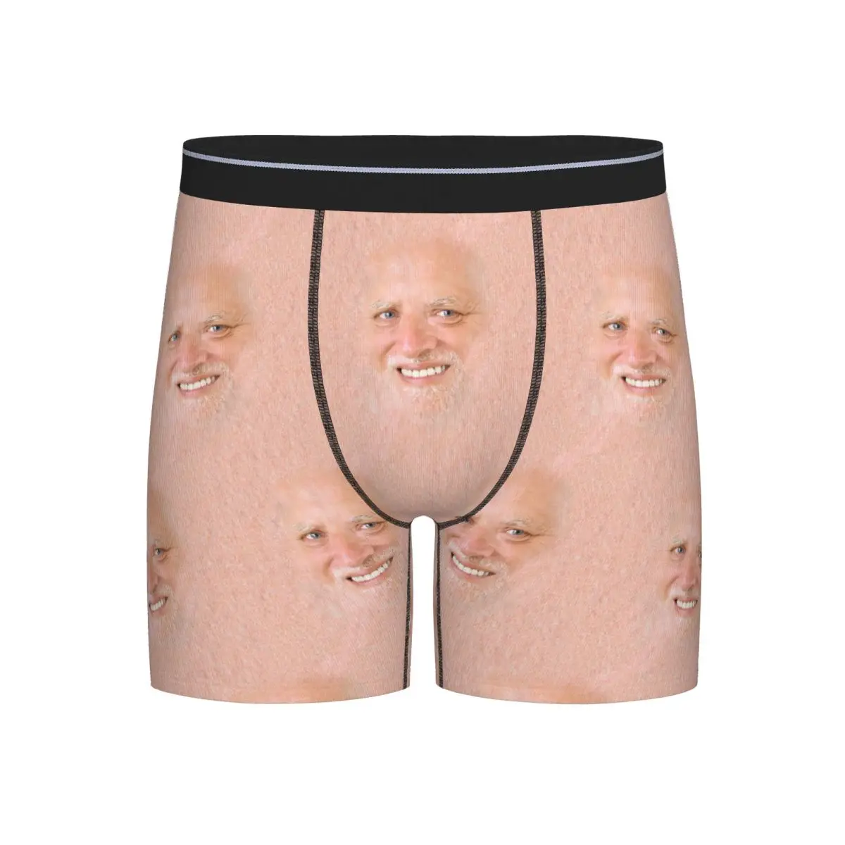 

Long Boxer Underpants Shorts Hide The Pain Harold Meme Panties Men Soft Underwear for Homme Man Boyfriend Gift