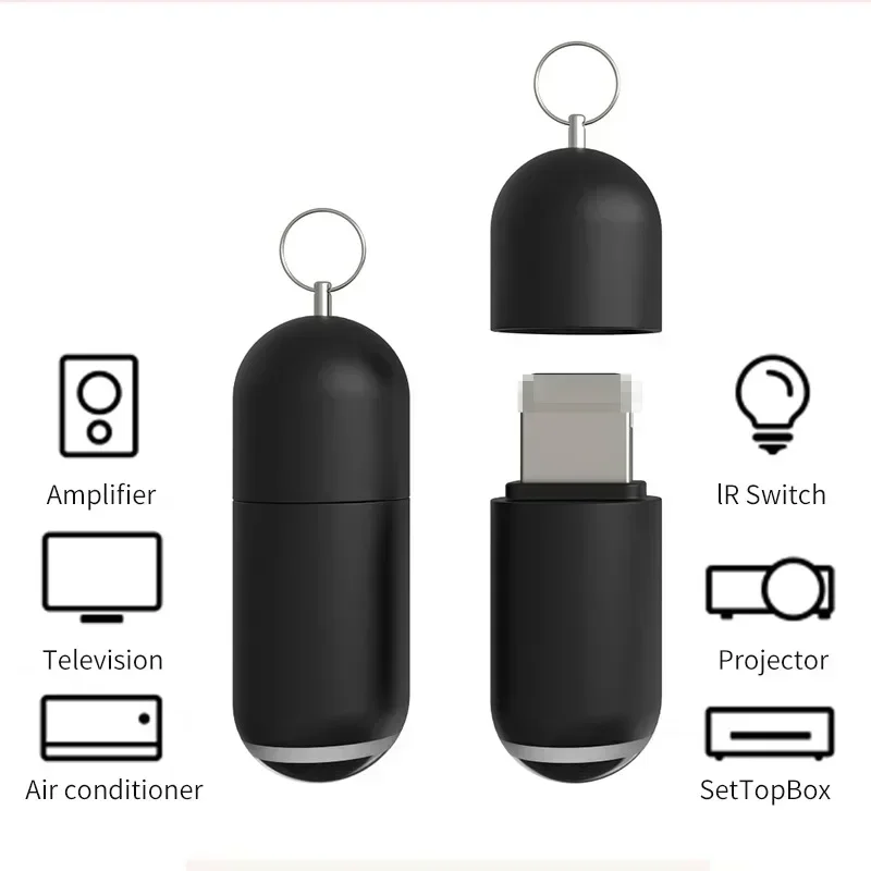 New Smartphone remote control infrared transmitter universal remote control IR USB C phone Smart home control adapter