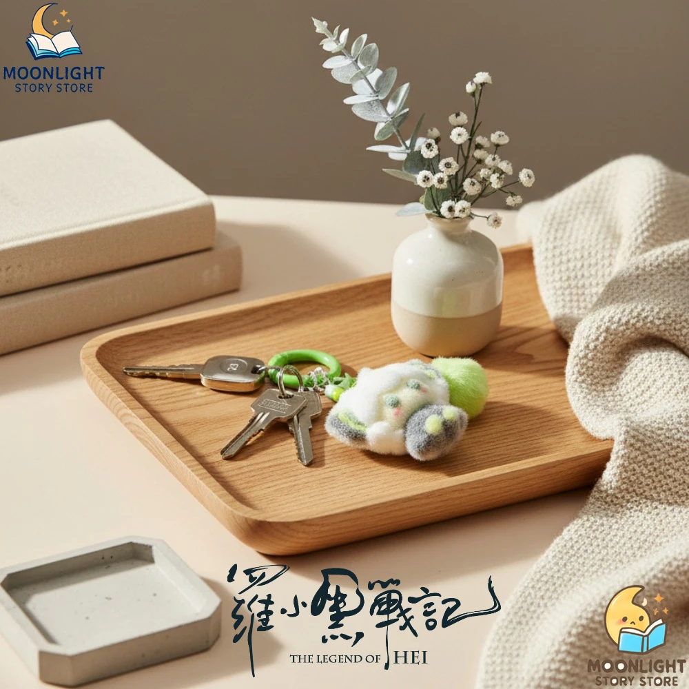 พวงกุญแจอนิเมะตำนานลั่วเสี่ยวเฮย์ สไตล์ชิบิ เสี่ยวเฮย์ ของตกแต่งกระเป๋าเป้ ของสะสมสุดฮิตสำหรับแฟนๆ