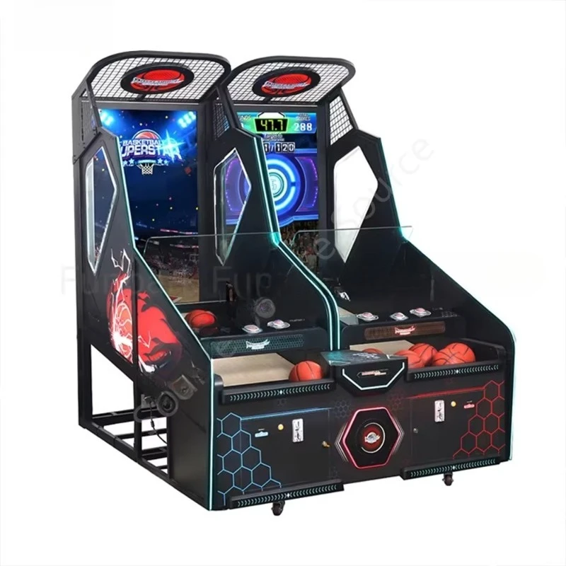 Basketball arcade, basketball arcade game machine