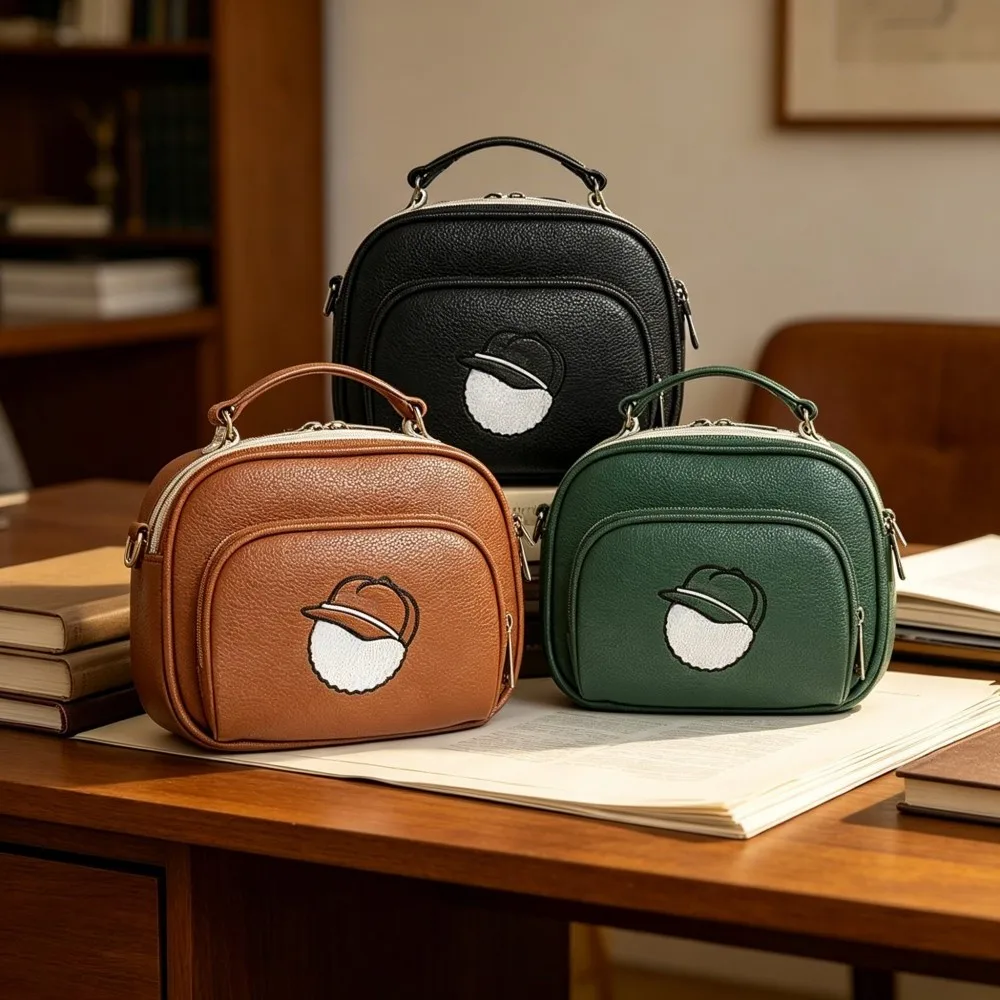 

Golf Cosmetic Storage Handbag, Unisex Square Bag Design, Fashion Single Shoulder Crossbody Pouch for Golf