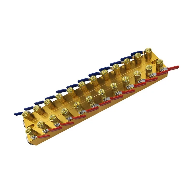 Double Drain 4 Groups, 6 Groups and 8 Groups, Thickened Aluminum Alloy Water Separation Row, Injection Molding Machine Mold
