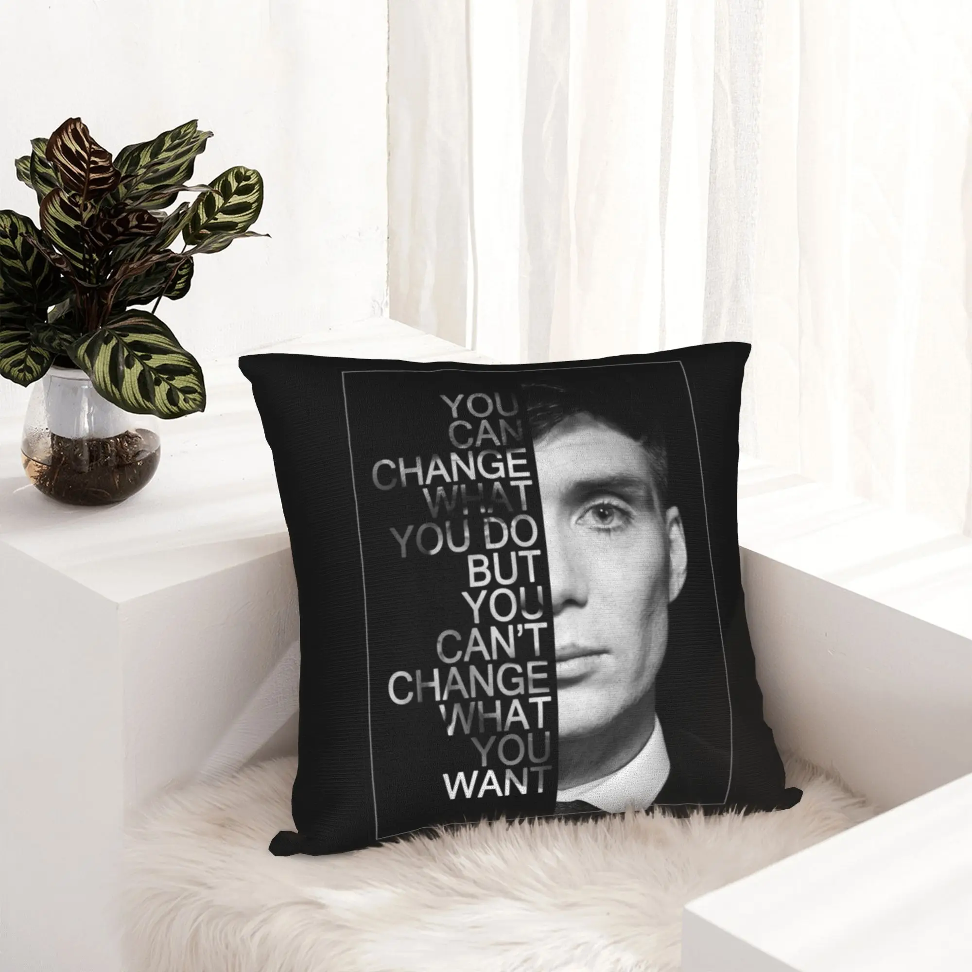 P-Peaky Blinders Tommy Shelby Pillowcase Printing Fabric Cushion Cover Decor Throw Pillow Case Cover Seater Dropshipping 40*40cm