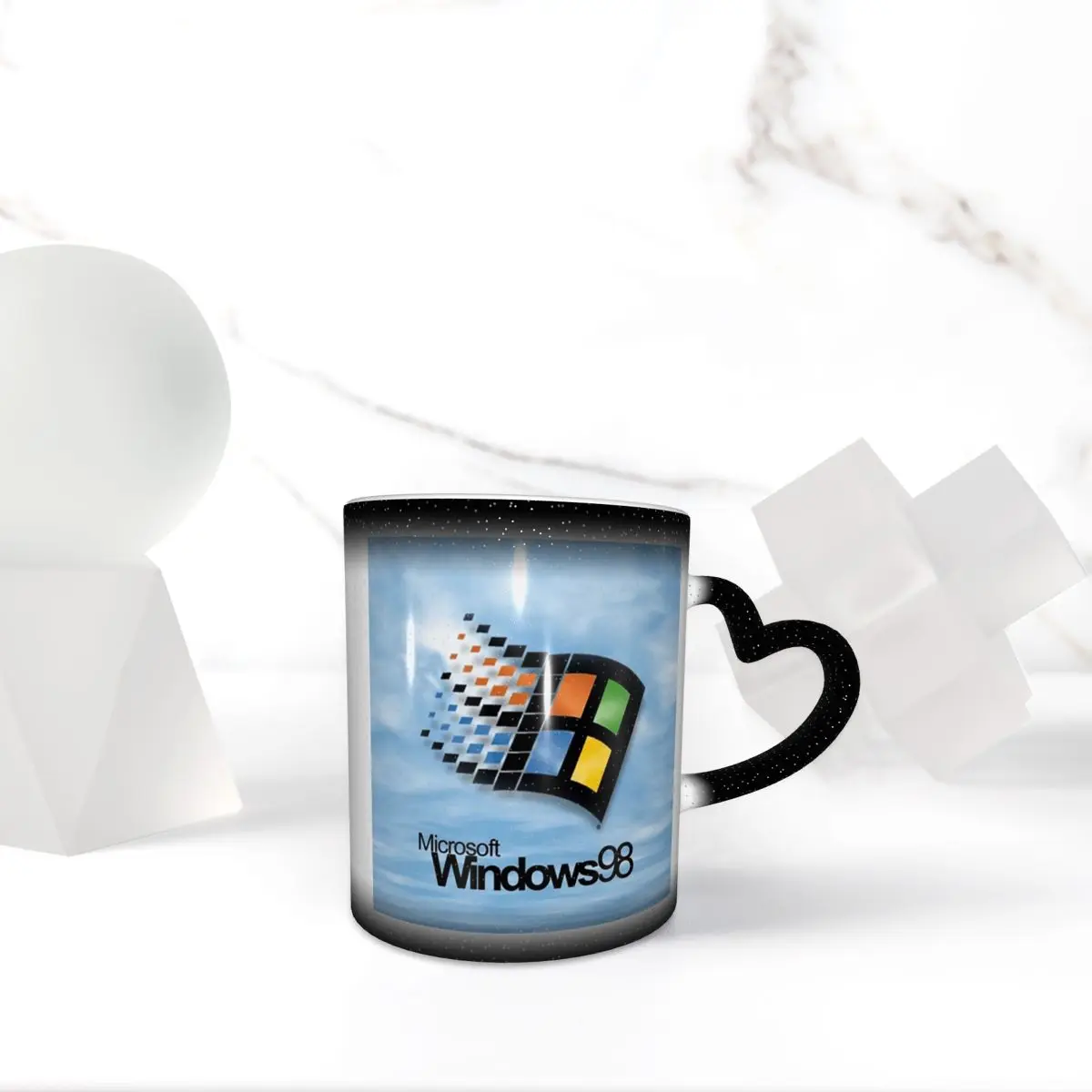 Windows 98 Start Screen Mug Funny Ceramic Coffee Cups Tea Mugs Milk Cup Drinkware Gift for Woman Man