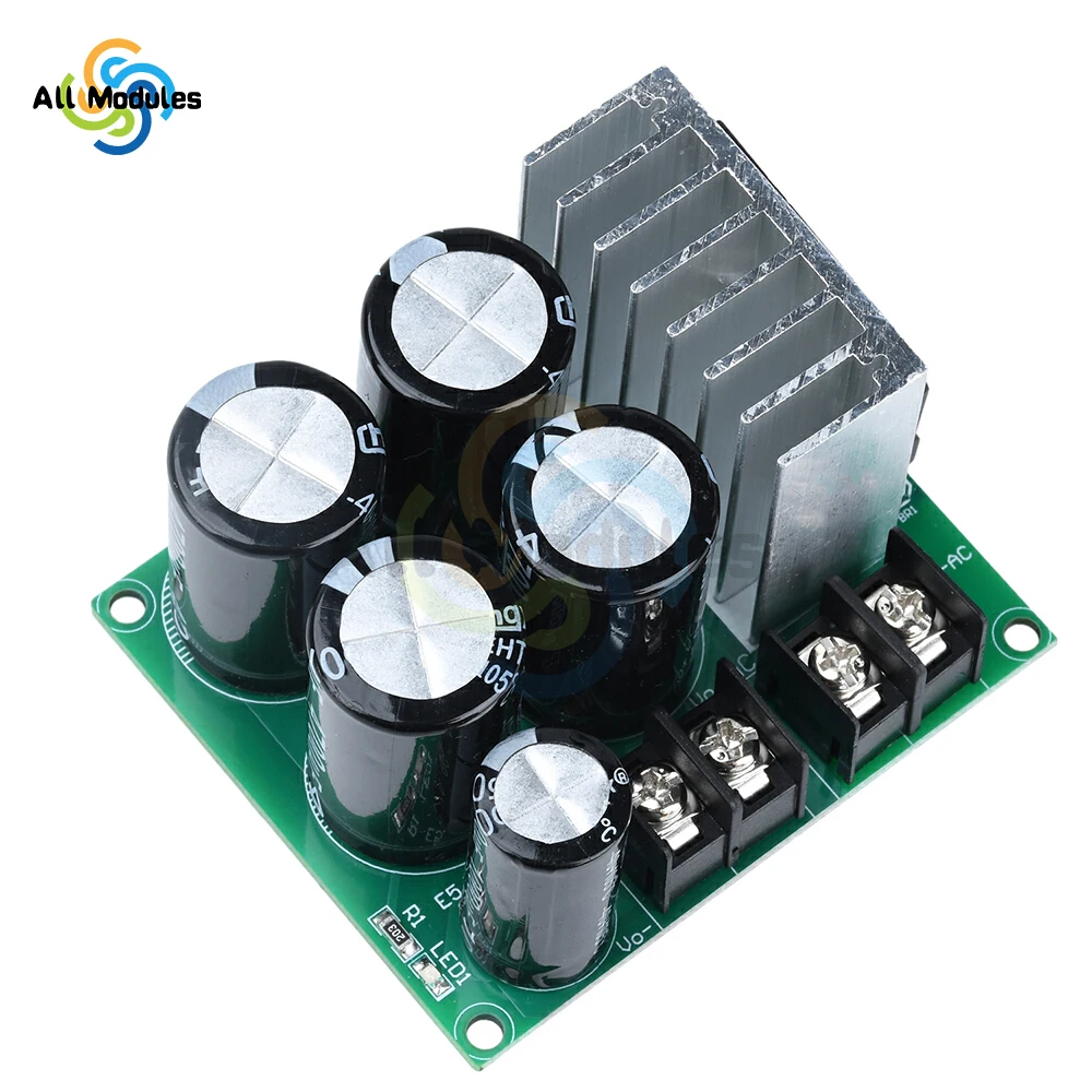 10A Single Power Supply Module Rectifier Filter Board Unregulated Power Supply Board Power Amplifier Single Power Supply Board