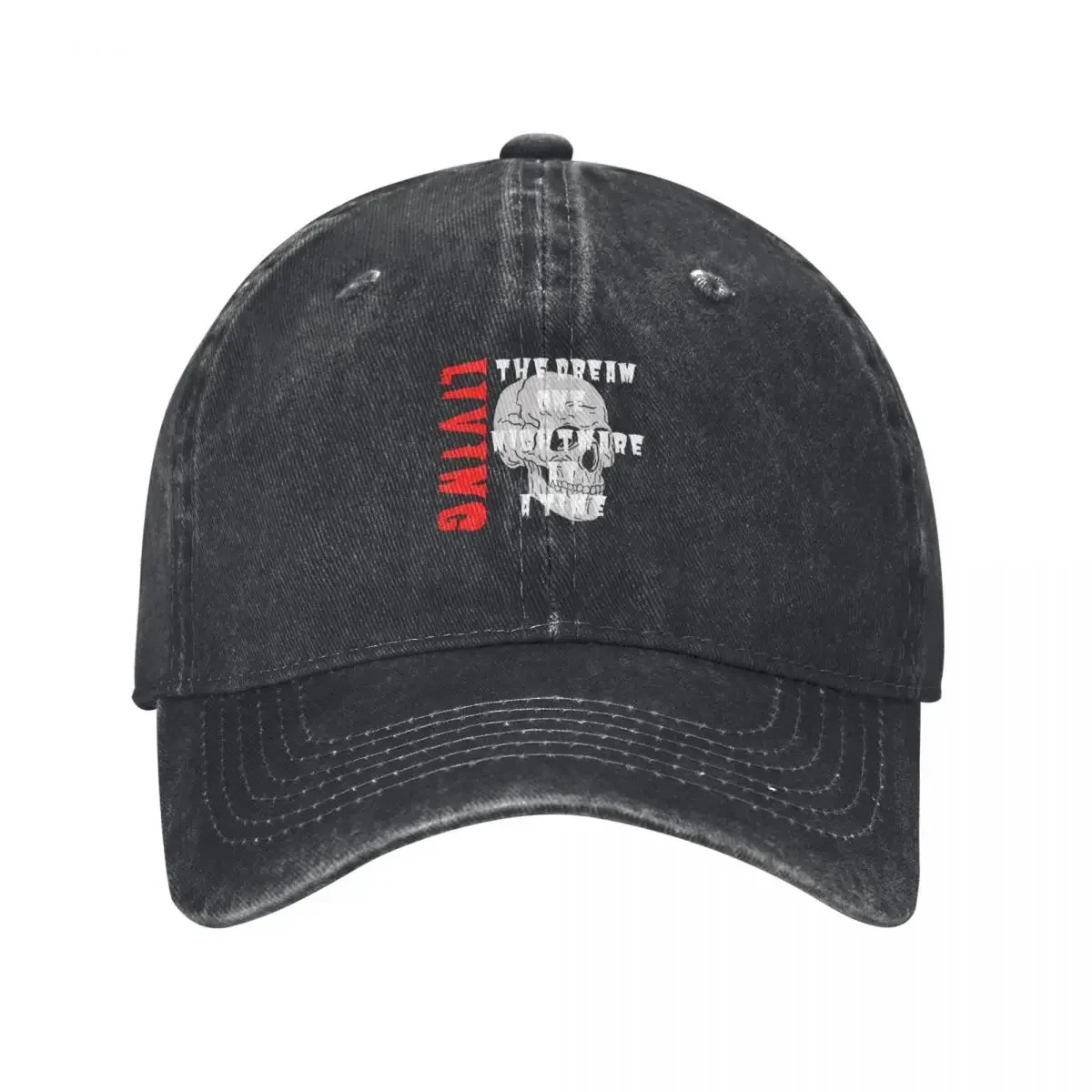 

Living The Dream Baseball Cap fun hats Funny hats fishing caps man Luxury Brand Hats Woman Men's